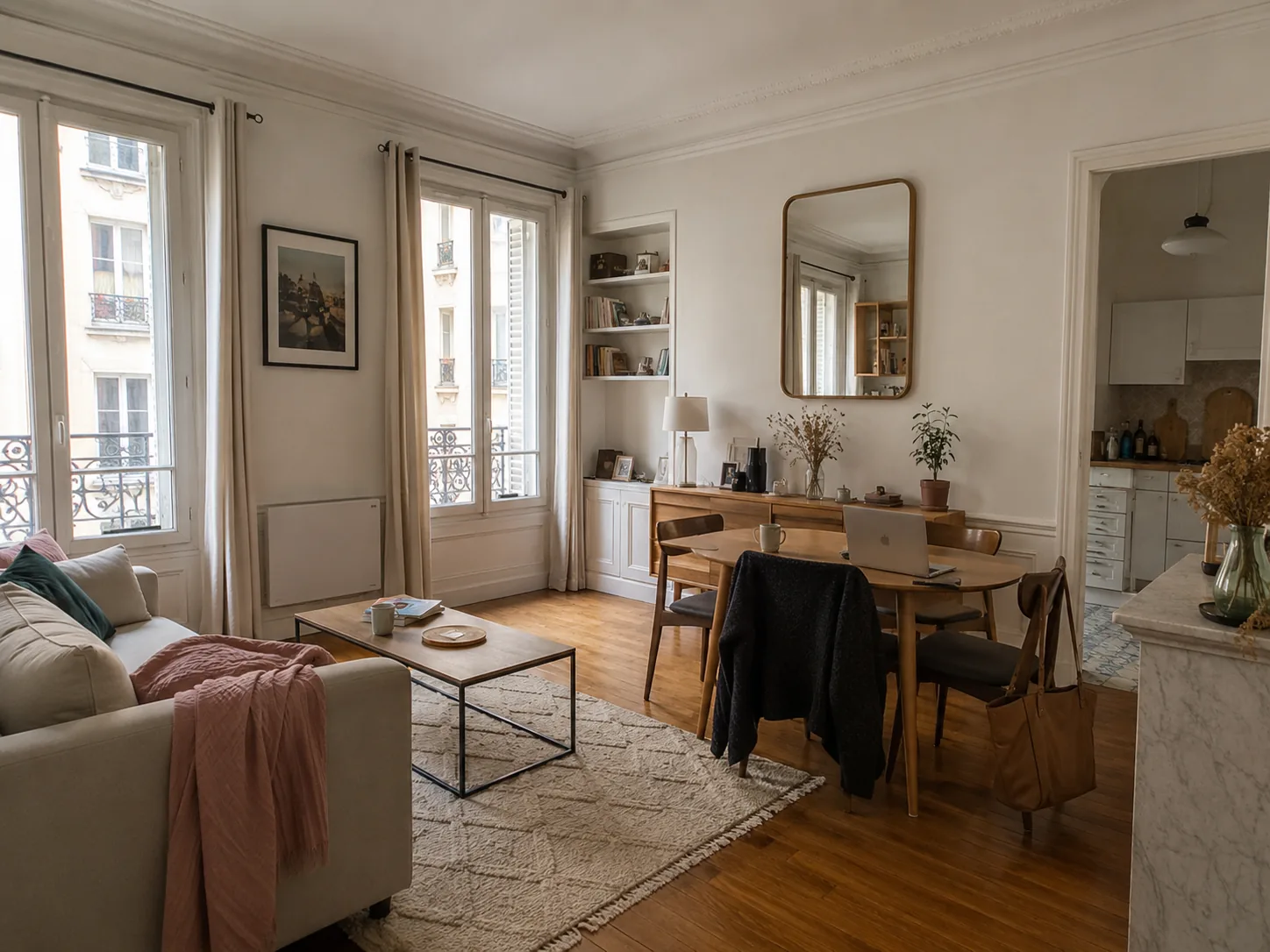 État des lieux avant le départ — Paris 18e, T2 50 m²